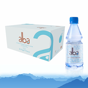 Thùng nước Alba 350ml không ga chai nhựa (thùng 24 chai)